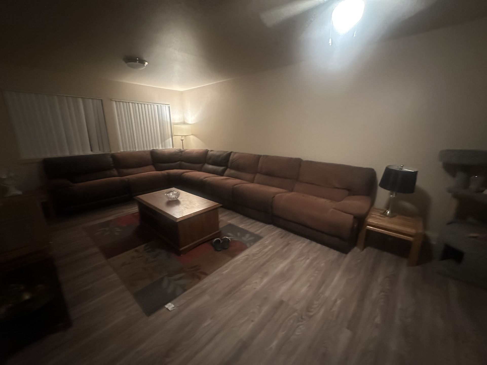 7 Piece Sectional Reclining Couch