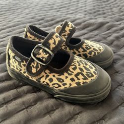 Cheetah Mary Jane Vans 