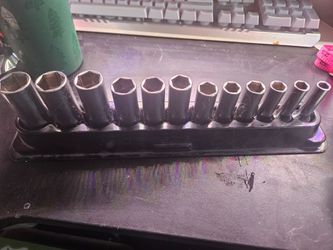 Snap on 12pc deep socket set
