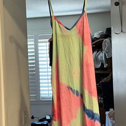 Multicolor swimwear cover up or wear a dress or top. Size 4 See pictures