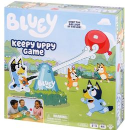 Bluey Keepy Uppy Game, Motorized Toddler Game with Bingo and Chilli Character