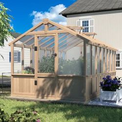 8 ft. W x 16 ft Greenhouse