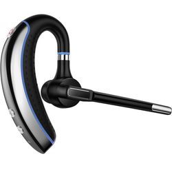 Bluetooth Headset V5.3, Wireless Headset with Upgraded AI Noise Canceling Mic