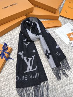 LV Double-sided cashmere scarf