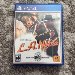 LA Noire For Playstation 4 