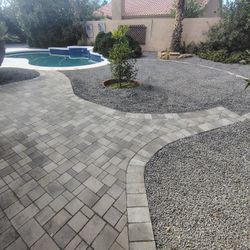 Pavers and turf