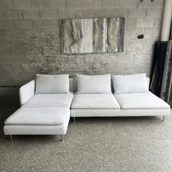White Modern Sectional 