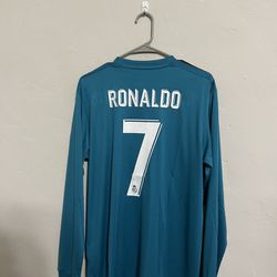 Real Madrid 2017-18 3rd Ronaldo Jersey Large