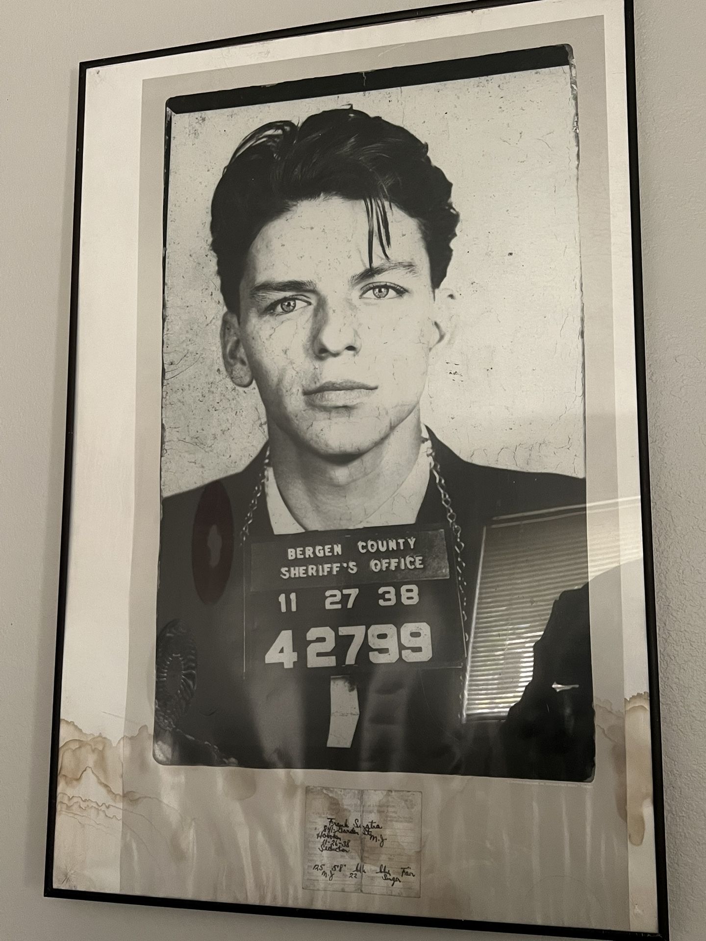 Frank Sinatra Portrait Frame