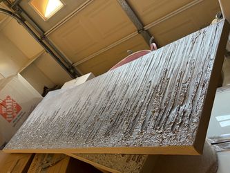 Large Textured Metallic Wall Art – Set of 2- $125