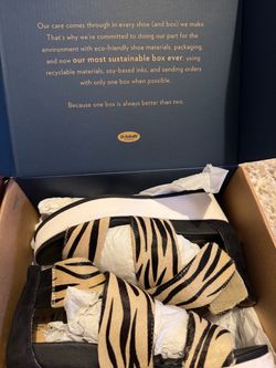 Dr. Scholl's Zebra Print Sandals 6.5