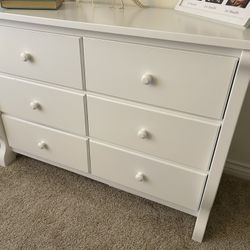 Dresser Kids - 6 drawers - White
