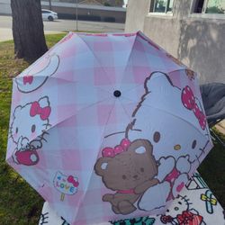 Hello Kitty's Umbrellas/ Paraguas De Hello Kitty.