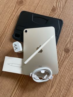 iPad Mini 6th Generation 256GB Starlight Color with Pencil And Accessories