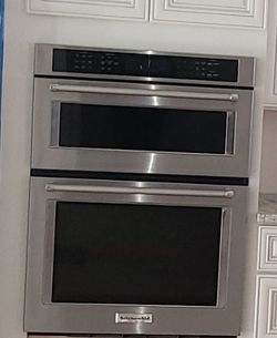Microwave/Oven wall combo