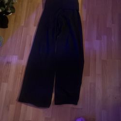 Brandy Melville fold over wide legged pants 