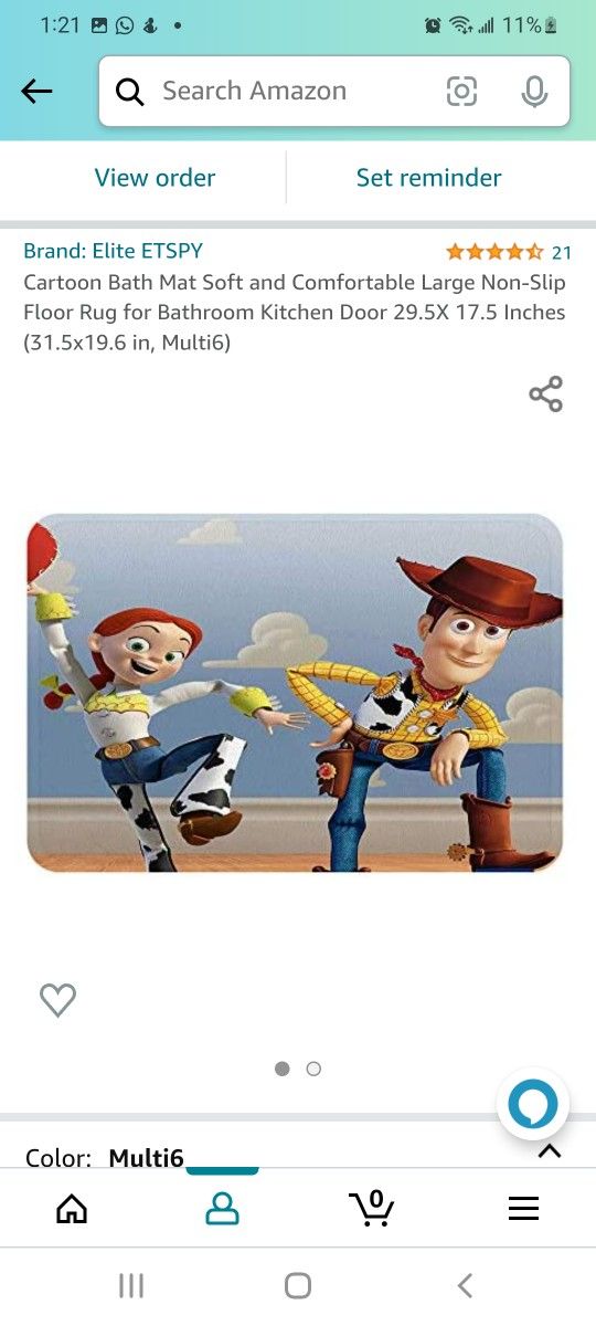 new woody and Jessie bath mat
