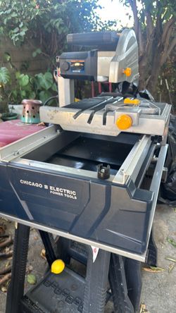Tile cutter.  Chicago electric