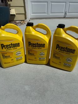 Opened pre-diluted coolant