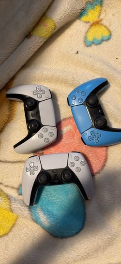 PlayStation five controllers practically new