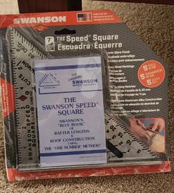 Swanson Speed Square Layout Tool with Blue Book Combination 7 Inch