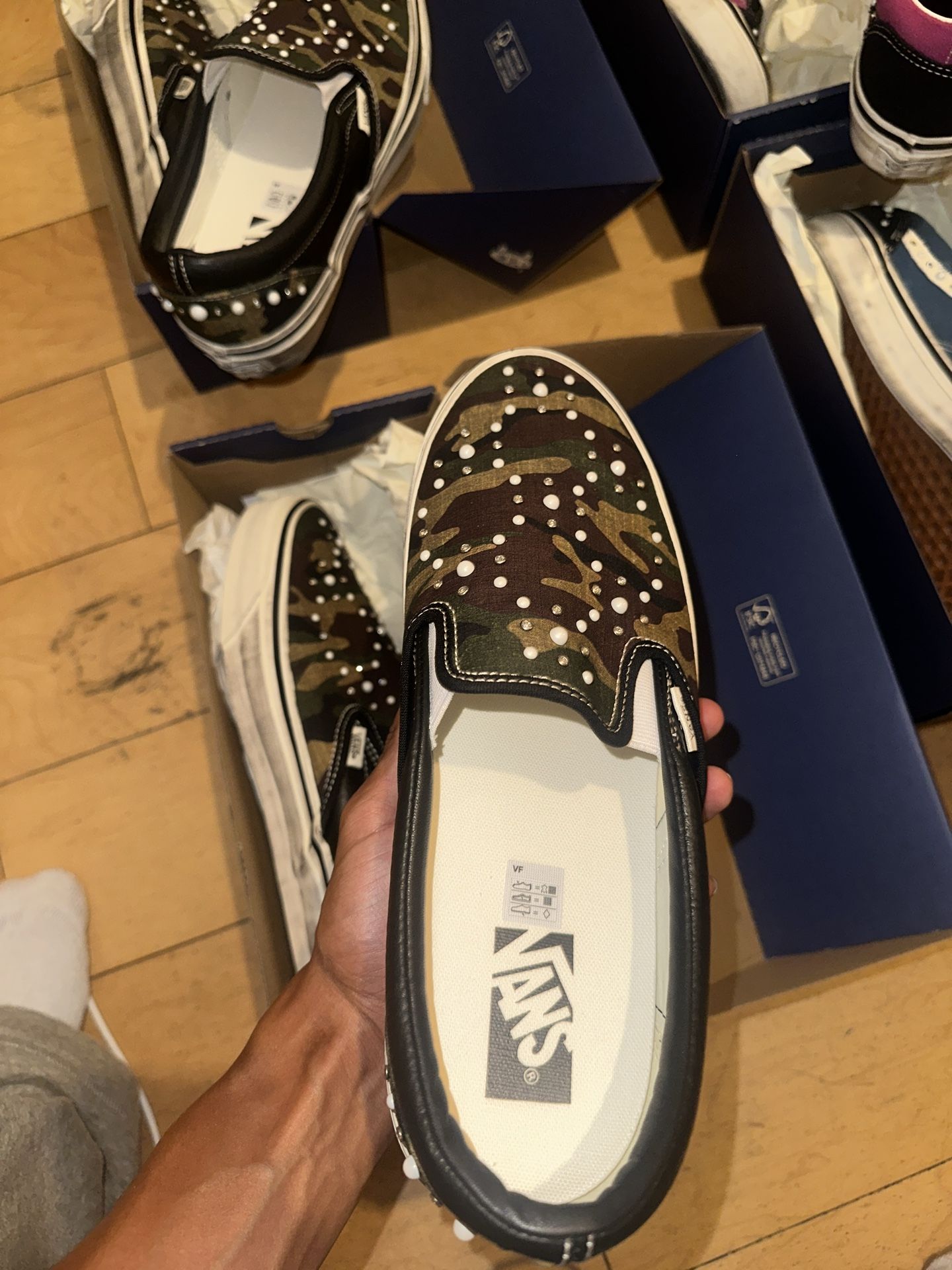 Camo Pearlized Slip On