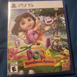PS5 GAME  Dora Rainforest Rescue.