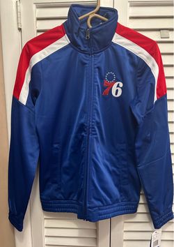 Philadelphia 76ers G-III 4Her by Carl Banks Women's Jump Shot Full-Zip Track Jacket - Royal