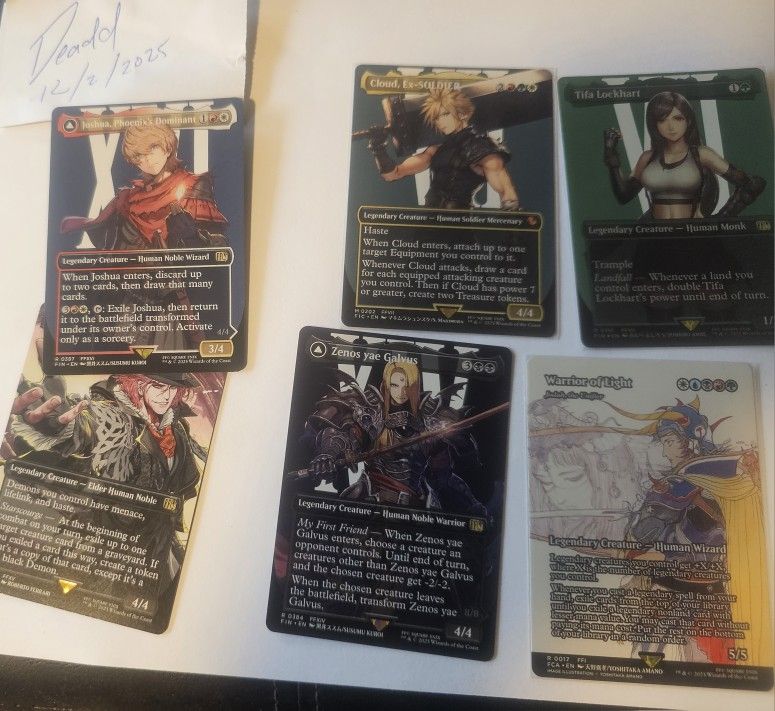 English FINAL FANTASY MTG CARDS 