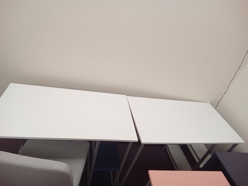 2 White Desk Available 