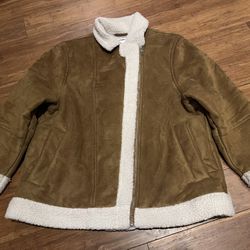 Old Navy Women’s Brown and Tan Jacket XL