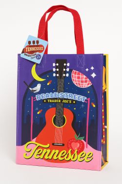 Trader Joe’s Tennessee Collection Tote Bag Beale Street Volunteer State Reusable