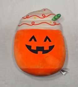 Squishmallows Lester the Pumpkin Spice Latte plush toy