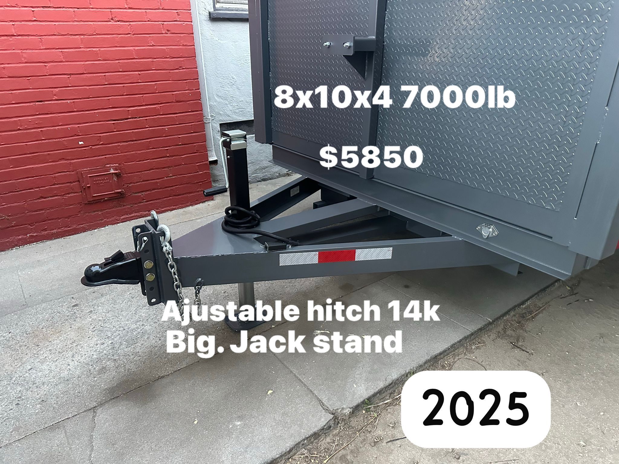 Dump Trailer 8x10x4 7000lb $5850 Cash Only