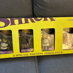 2001 Costco Exclusive Shrek, Donkey And Lord Farquaad Action Figures By McFarlane MIB