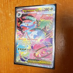 Mega Venusaur Ex 177 Pokemon Card Mega Evolution Special Illustration Rare, Pack Fresh! 