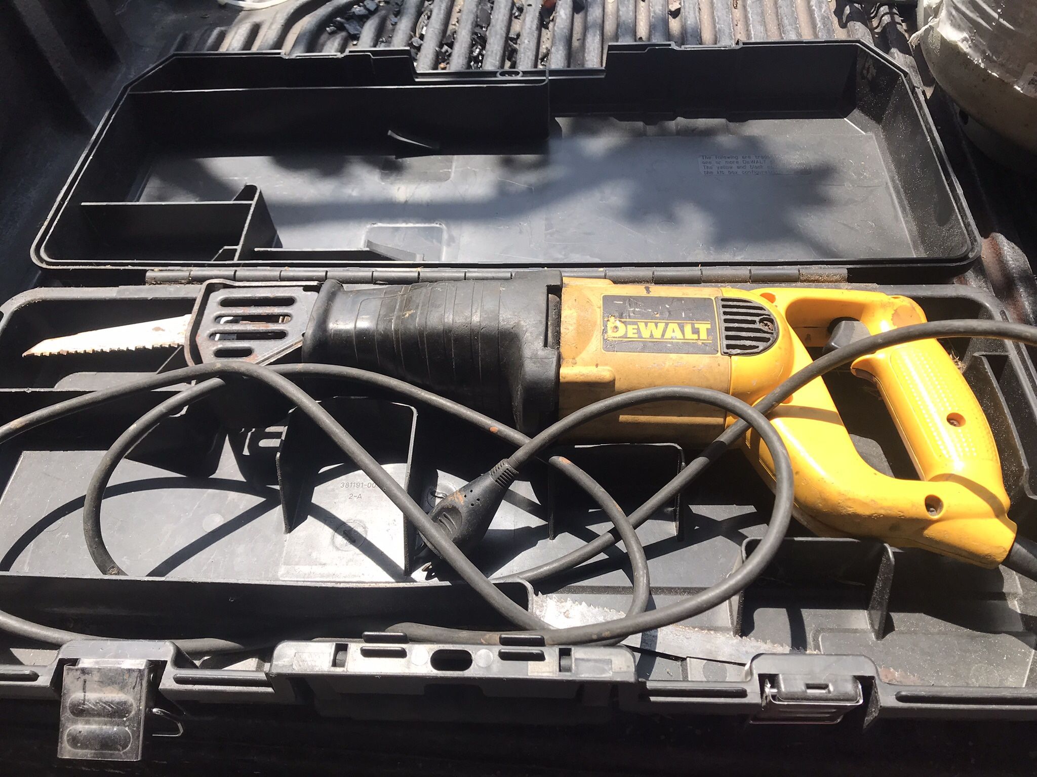 Corded Dewalt Reciprocating Saw $35 Angle Grinder Sander Jig Saw $25 Each Firm