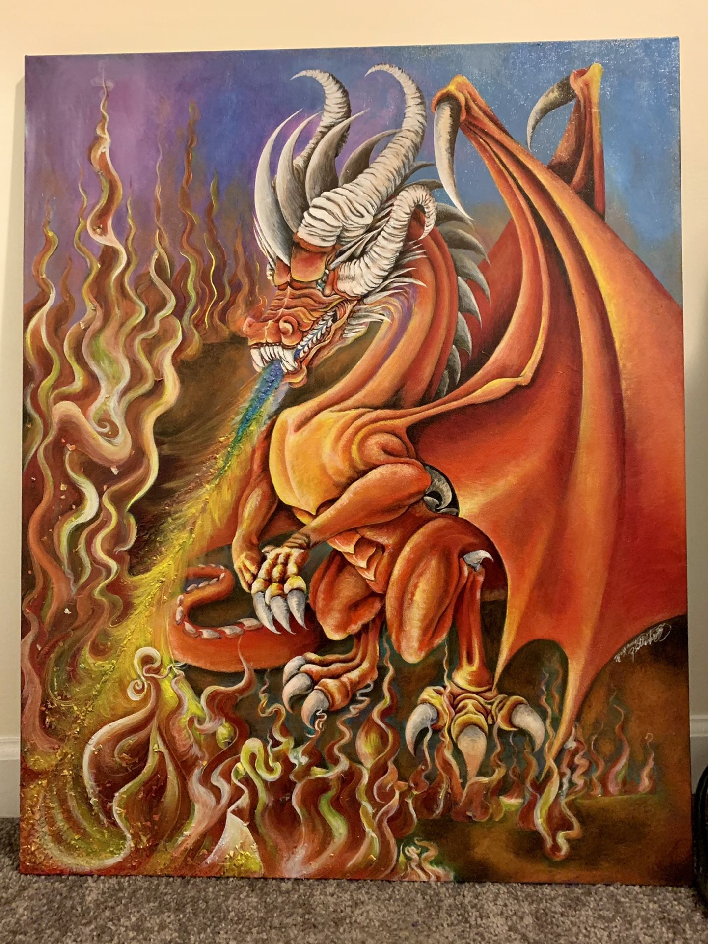 Original Dragon Painting