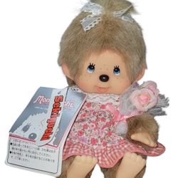 Sekiguchi Monchhichi fleur Flower Girl with Tags Japan