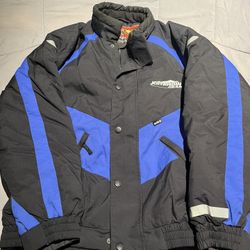 Snowmobile Suit, Boots, And Helmets