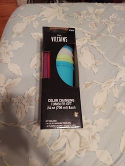 Villains Color Changing Tumblers