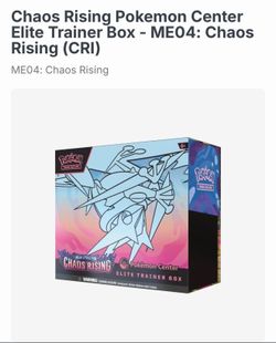 Chaos Rising Pokemon Center ETB