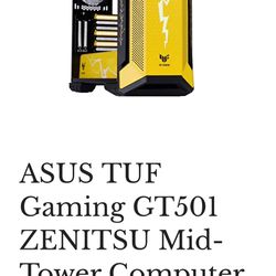 ASUS TUF Gaming GT501 ZENITSU Mid-Tower Computer Case Yellow