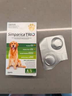 Simparica TRIO 44-88lbs 8 month supply