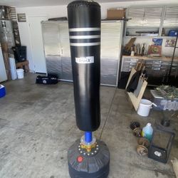Dripex Freestanding Punching Bag, Heavy Boxing Bag with Stand for Adult Youth - Men Standing Boxing Punch Bag for Home Gym Workout