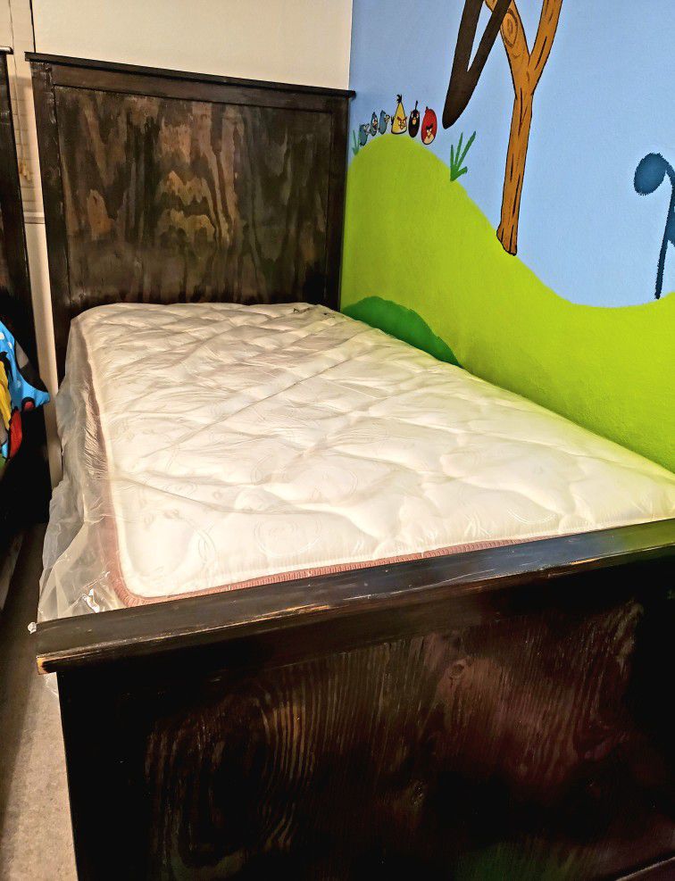 Indestructible Solid Wood Twin Bed Sets