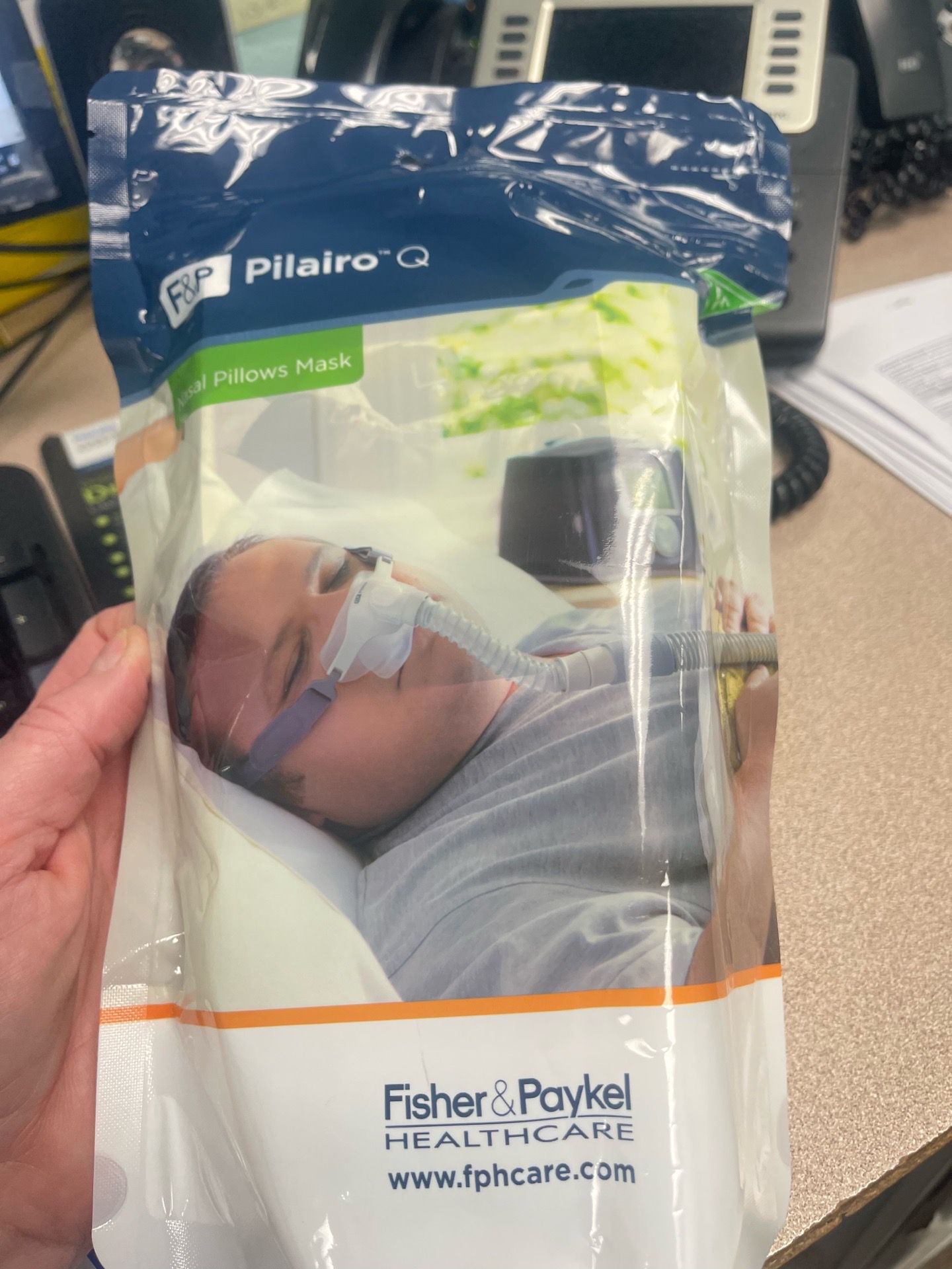 CPAP nasal pillows mask