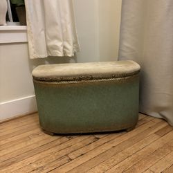 Wicker Storage Bench