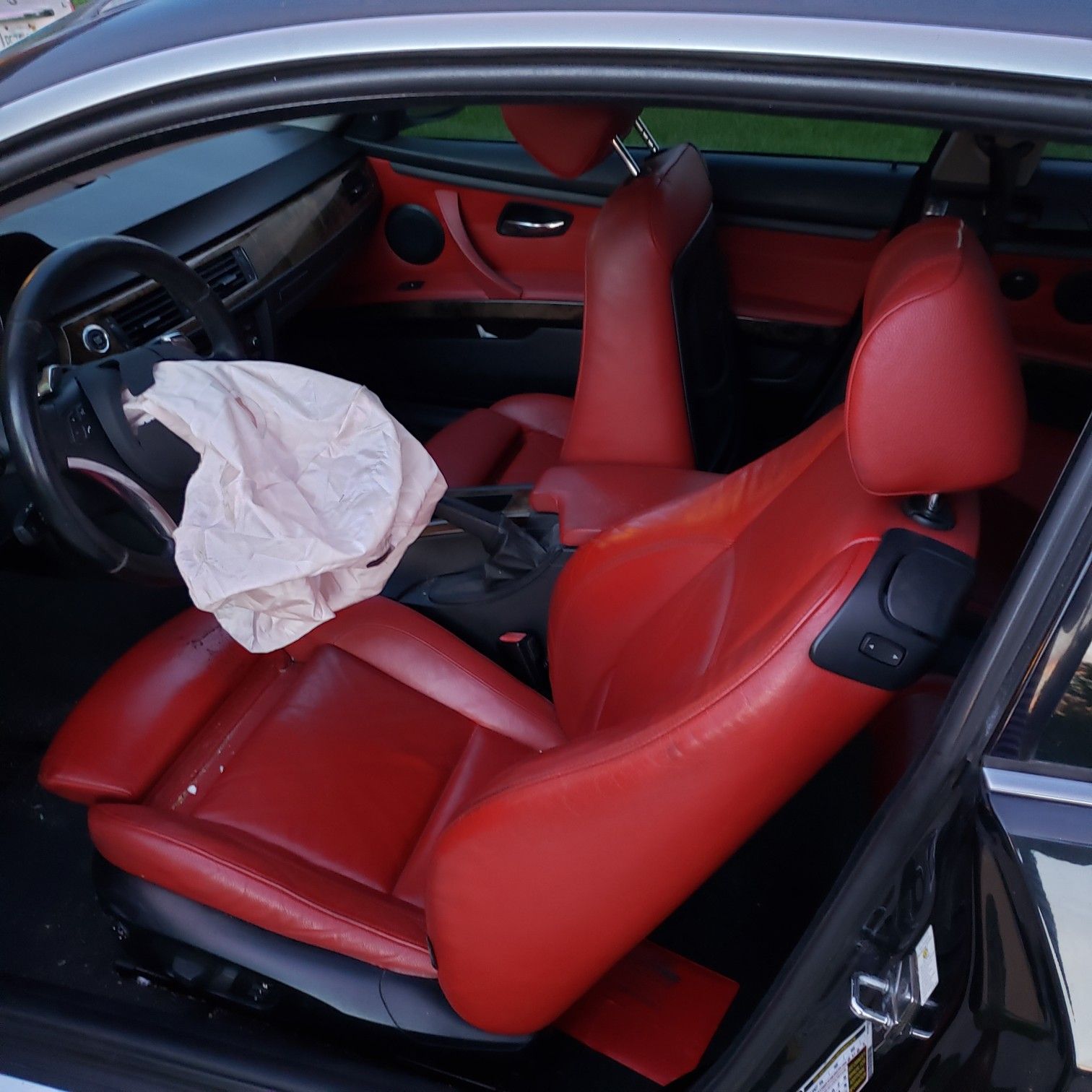 2007-2013 bmw e92 328i 330i 335i red sport interior seats panels ...