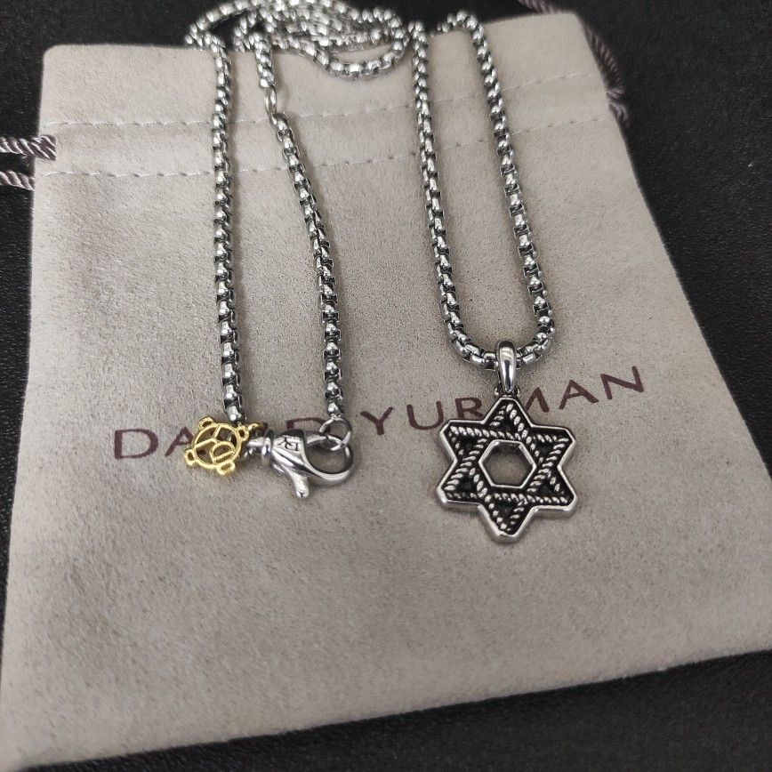 David Yurman Star of David necklace